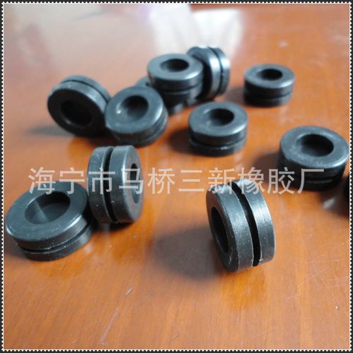 浙江嘉兴工厂定制硅胶护线圈 黑色硅胶线扣 橡胶制品价格 - 中国供应